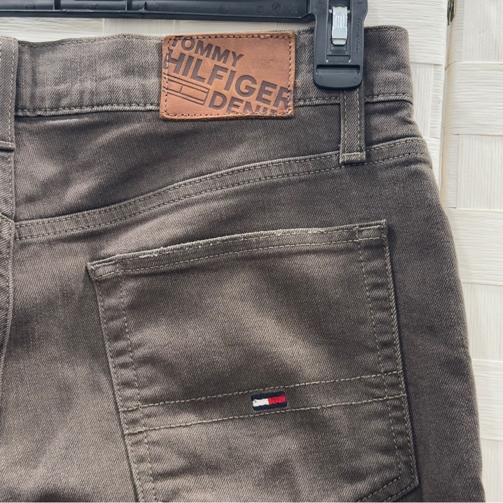 TOMMY HILFIGER Slim Straight-Leg Denim Jeans Size 33/32(35 3/4 length) Brown - Picture 4 of 13